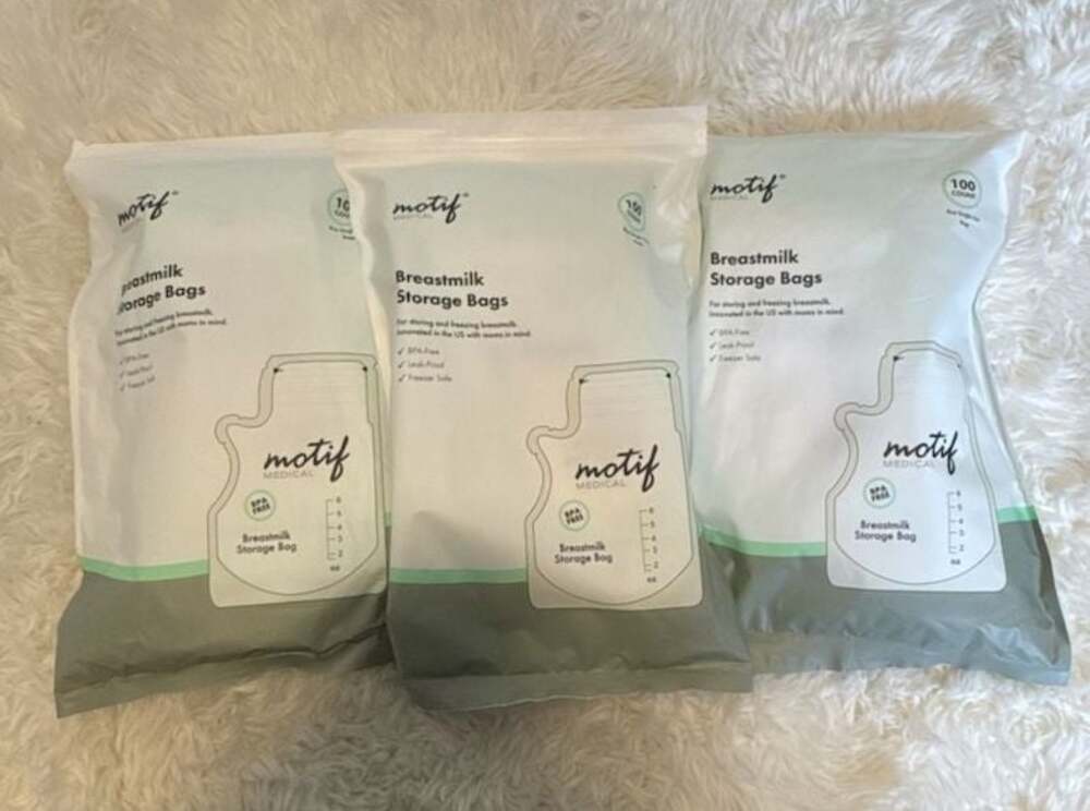 Motif Medical Breastmilk Storage Bags 100 Count (3 Pack)